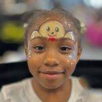 Face Painting Add-On – Safe, Fun & Colorful for Every Party! 2 Rolling Video Games Long Island face painting, gingerbread man