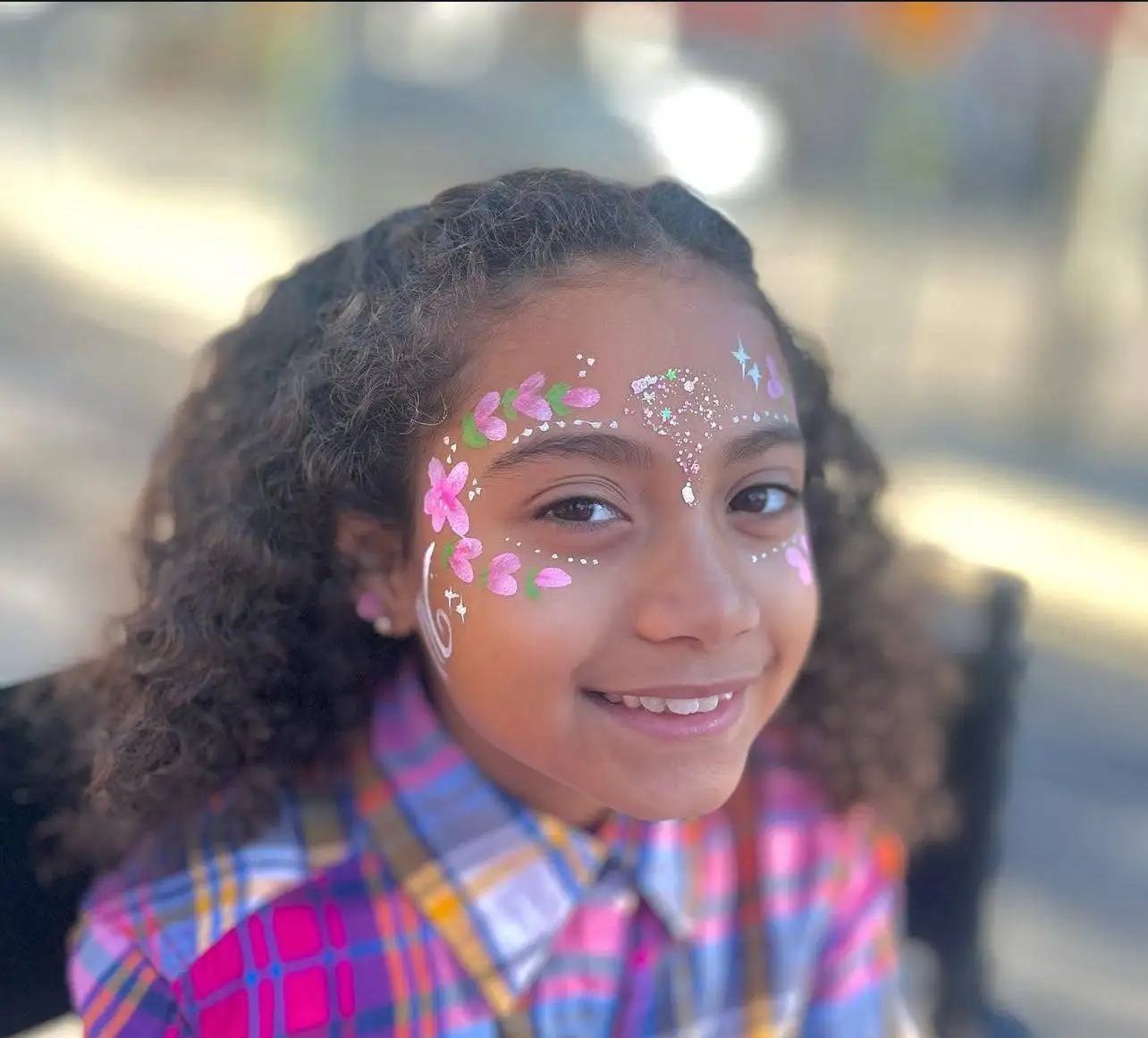 Face Painting Add-On β Safe, Fun & Colorful for Every Party! 8 RVGLi face painting floral design