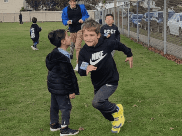 Best Party Entertainment Services 5 Kids running playing Z-Tag in Massapequa, NY